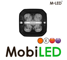 M-LED Flasher with amber/white position light amber M-LED Flasher with amber/white position light amber