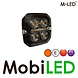 M-LED M-LED Flash ambre avec feu de position rouge/blanc E-marque