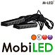 M-LED M-LED 2 Flashes ultra étroits ambre regard de fumée 6 LED avec boîte de jonction E-marque
