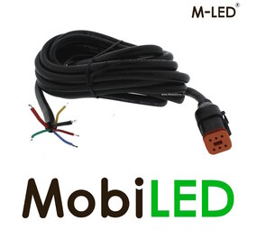 M-LED 4M Câble d'extension DT6 2 x 2.5 mm2 en 4 x 0.5mm2 M-LED 4M Câble d'extension DT6 2 x 2.5 mm2 en 4 x 0.5mm2