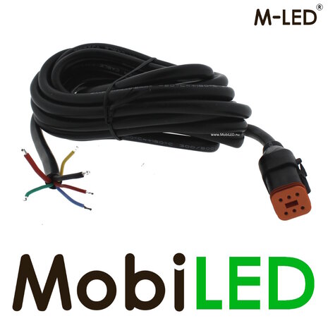 M-LED 4M Verlengkabel DT6 2 x 2.5 mm2 en 4 x 0.5mm2 M-LED 4M Verlengkabel DT6 2 x 2.5 mm2 en 4 x 0.5mm2