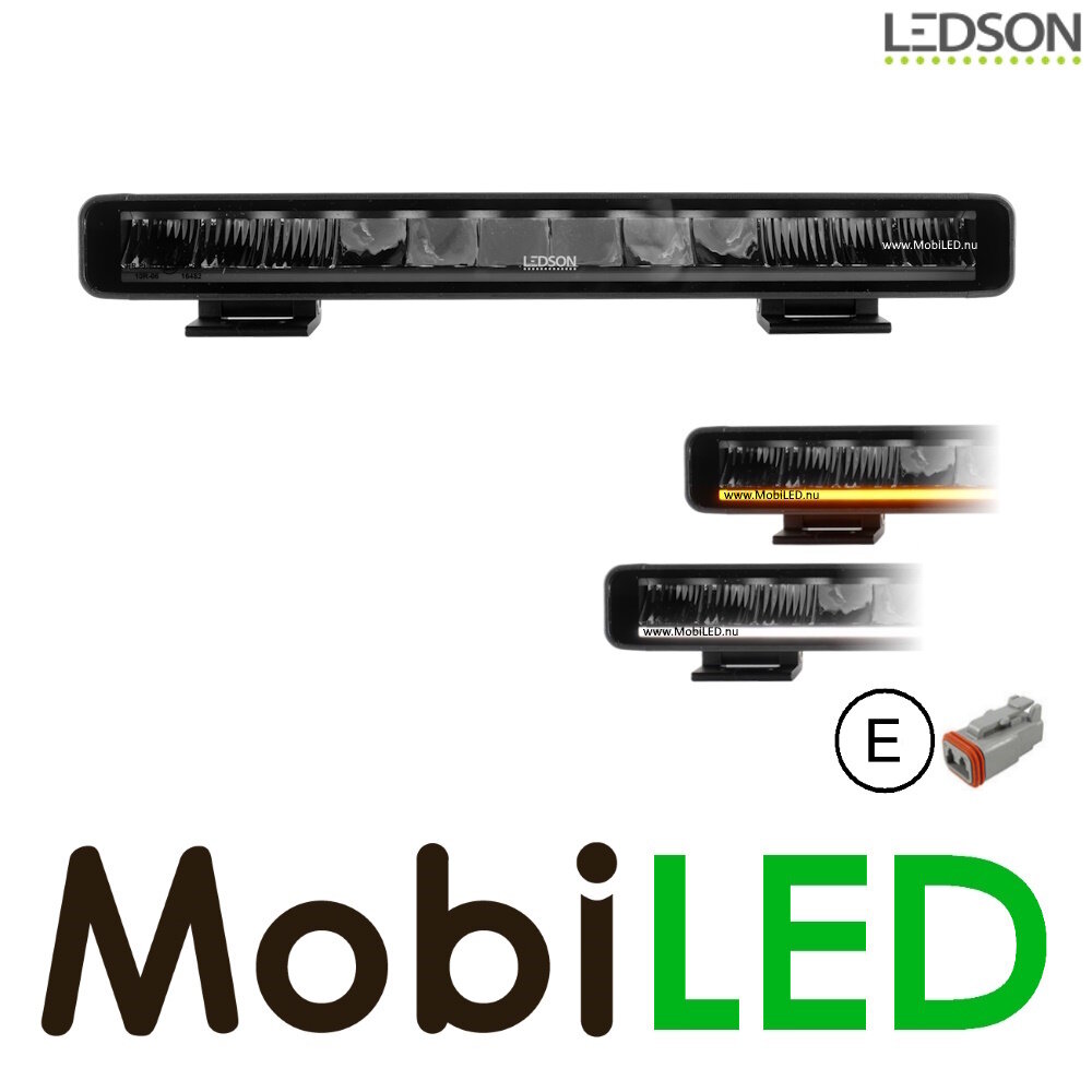 LEDSON Ledson Orbix14+ barre LED avec feu de position ambre/blanc 60W E-marque LEDSON Ledson Orbix14+ barre LED avec feu de position ambre/blanc 60W E-marque
