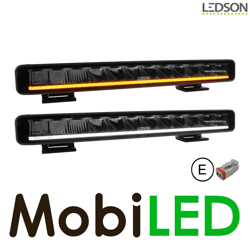 LEDSON Ledson Orbix14+ barre LED avec feu de position ambre/blanc 60W E-marque LEDSON Ledson Orbix14+ barre LED avec feu de position ambre/blanc 60W E-marque