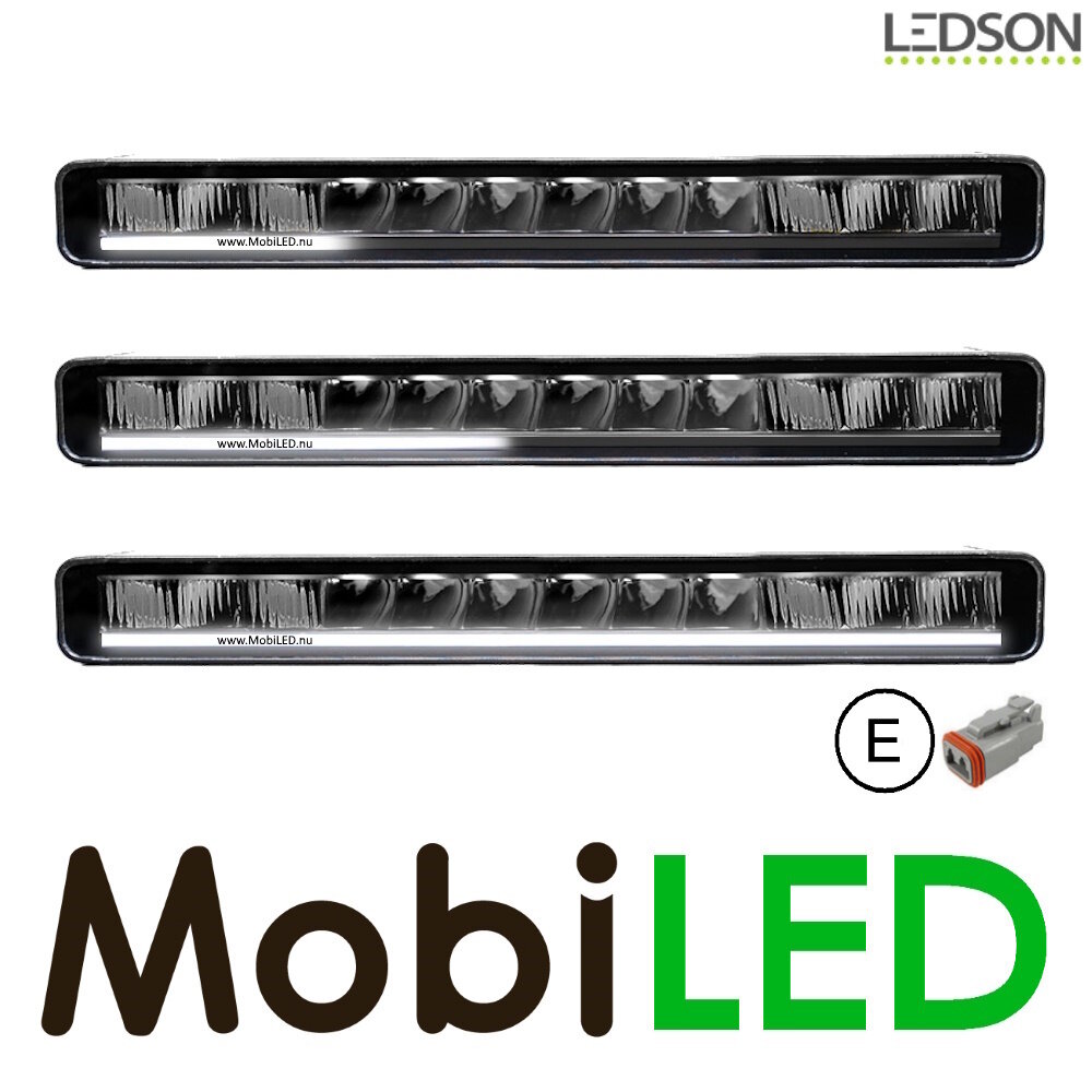 LEDSON Ledson Orbix14+ barre LED avec feu de position ambre/blanc 60W E-marque LEDSON Ledson Orbix14+ barre LED avec feu de position ambre/blanc 60W E-marque
