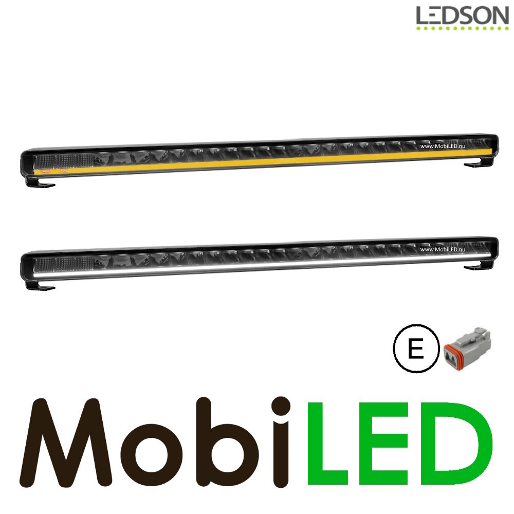 LEDSON Ledson barre LED Orbix31+ avec feu de position ambre/blanc 135W E-marque