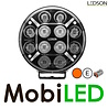 LEDSON Pollux9+ 9" 120W verstraler met positielicht wit/amber en flitser LEDSON Pollux9+ 9" 120W verstraler met positielicht wit/amber en flitser