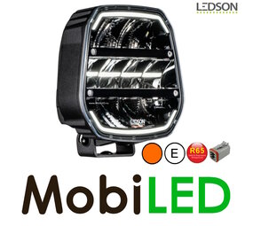 LEDSON Epix9+ 9 inch 180W verstraler met positielicht en flitser Zwart