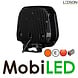 LEDSON Ledson Epix9+ 9" 180W verstraler met amber/wit positielicht en flitser Zwart E-keur LEDSON Ledson Epix9+ 9" 180W verstraler met amber/wit positielicht en flitser Zwart E-keur