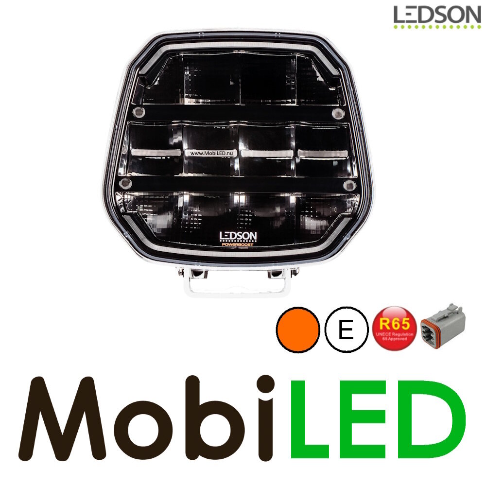 LEDSON Ledson Epix9+ 9" 180W projecteur loin avec feu de position blanc/ambre et flash Blanc