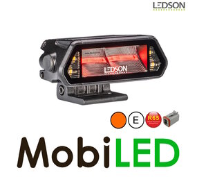 LEDSON Epix5+ 30W projecteur avec feu de position rouge/ambre et flash LEDSON Epix5+ 30W projecteur avec feu de position rouge/ambre et flash