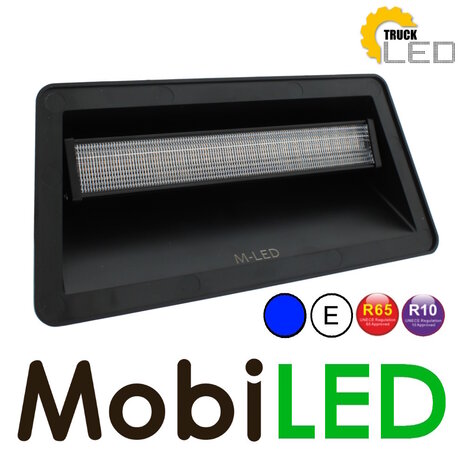TruckLED Window flash with suction cups blue E-mark