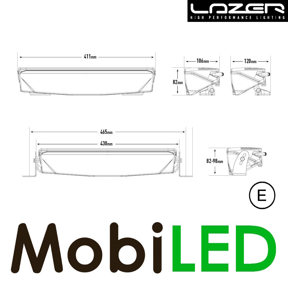 LAZER LAZER Air-90 410 mm 90W E-marque