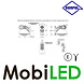 HORPOL Horpol Lampe pendentive ronde oblique Graphite Gauche 12-24 volts E-marque HORPOL Horpol Lampe pendentive ronde oblique Graphite Gauche 12-24 volts E-marque
