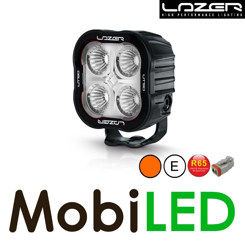 LAZER Utility werklamp 10 cm 50W met flitser E-keur