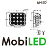 M-LED M-LED werklamp Matrix X 12 leds 60W E-keur M-LED M-LED werklamp Matrix X 12 leds 60W E-keur