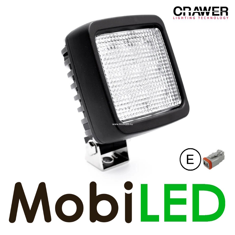 Crawer Work lamp 45W square rotatable E-mark Crawer Work lamp 45W square rotatable E-mark