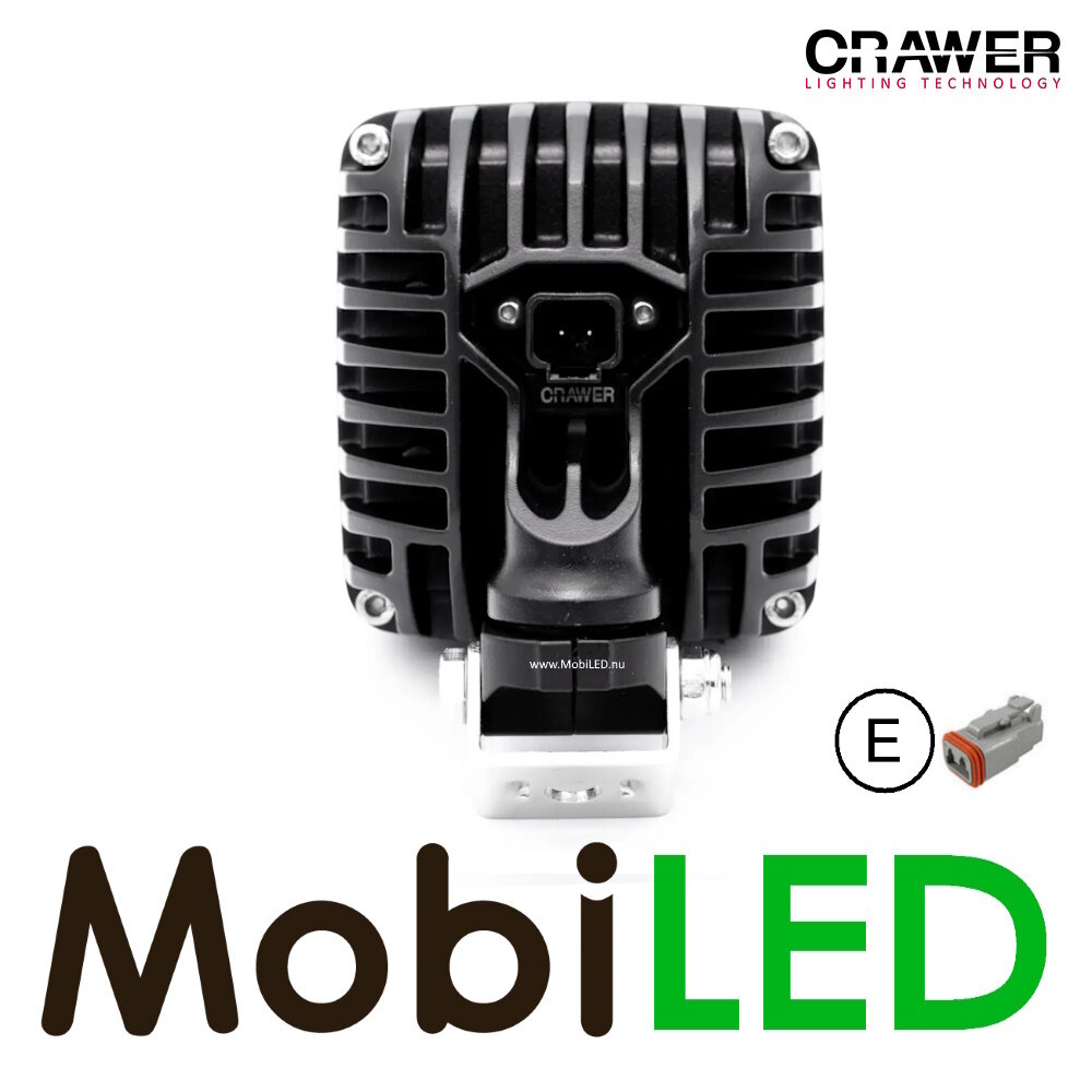 Crawer Lampe de travail 45W carrée rotative E-marque