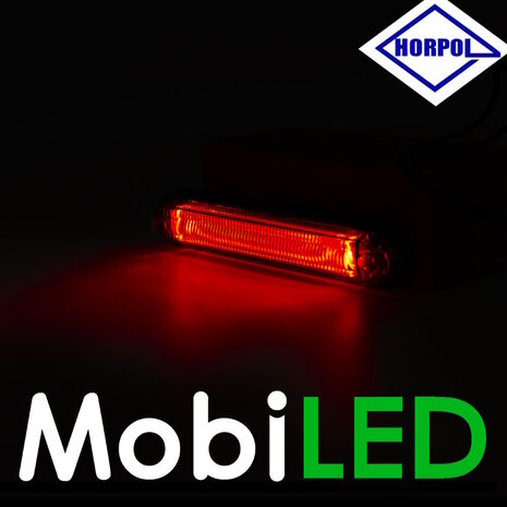 HORPOL Horpol Feu de marquage ligne tube rouge graphite 12-24 volts E-marque