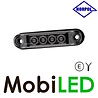 HORPOL Marking slim line 4 LEDs amber graphite 12-24 volts E-mark HORPOL Marking slim line 4 LEDs amber graphite 12-24 volts E-mark