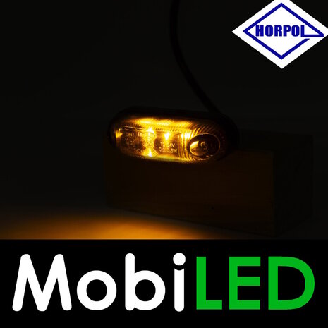 HORPOL Horpol Eclairage de contour graphite ambre 12-24 volts E-marque