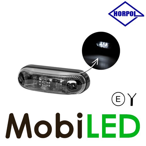 HORPOL Contourverlichting Graphite wit opbouw 12-24 volt E-keur HORPOL Contourverlichting Graphite wit opbouw 12-24 volt E-keur