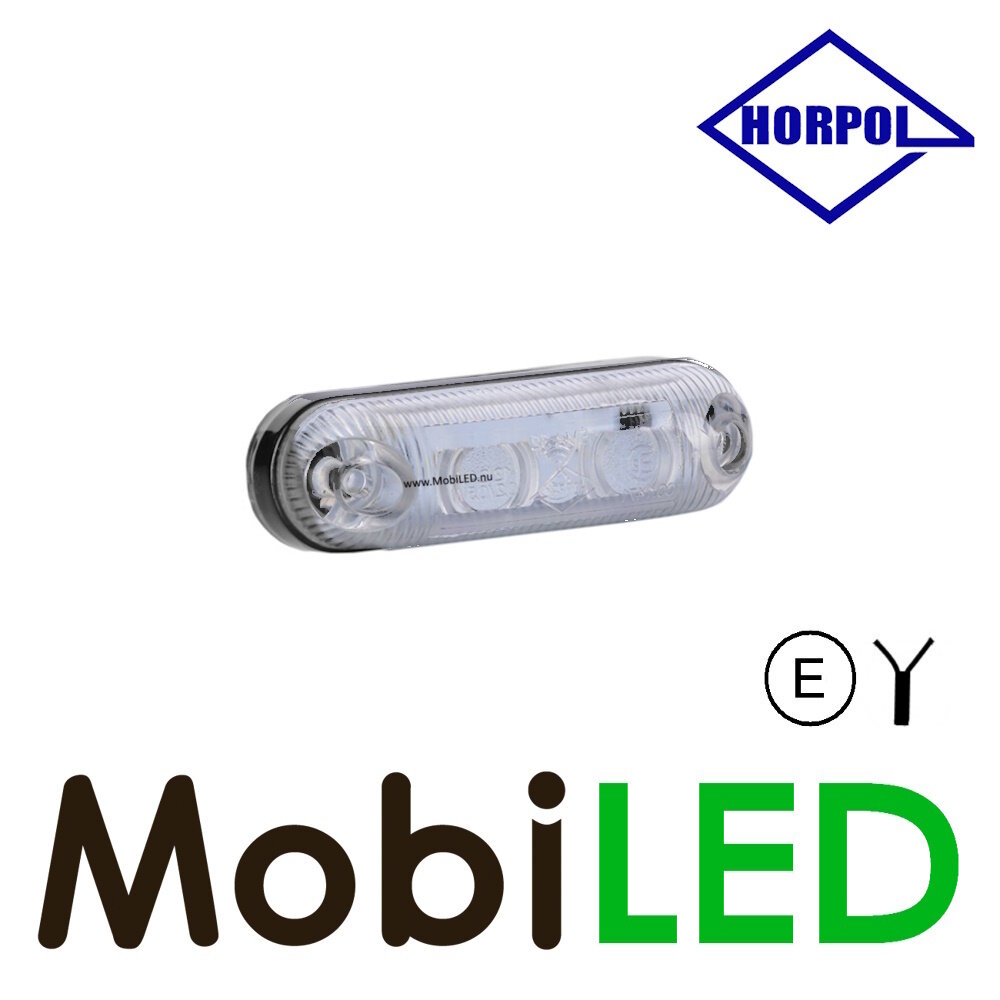 HORPOL Contour lighting White surface mounting 12-24 volts E-mark