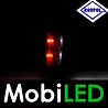 HORPOL Side marking contour lighting white/red surface-mounting 12-24 volts HORPOL Side marking contour lighting white/red surface-mounting 12-24 volts