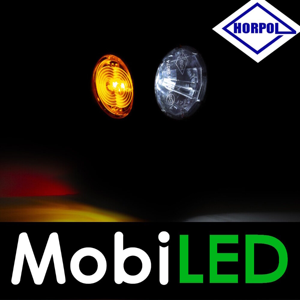 HORPOL Lampe pendentive ronde oblique Graphite Droite 12-24 volts E-mark HORPOL Lampe pendentive ronde oblique Graphite Droite 12-24 volts E-mark