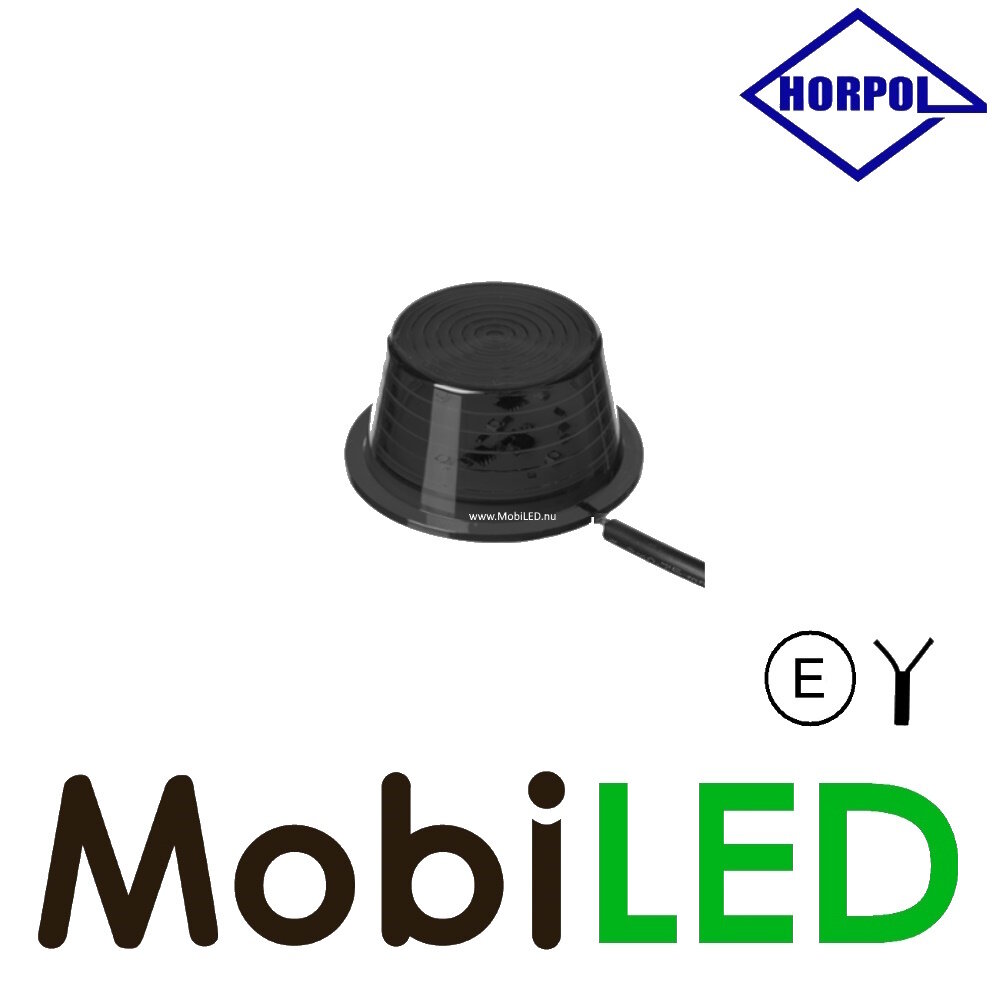 HORPOL Horpol Unit Danish model Graphite amber 12-24 volts E-mark