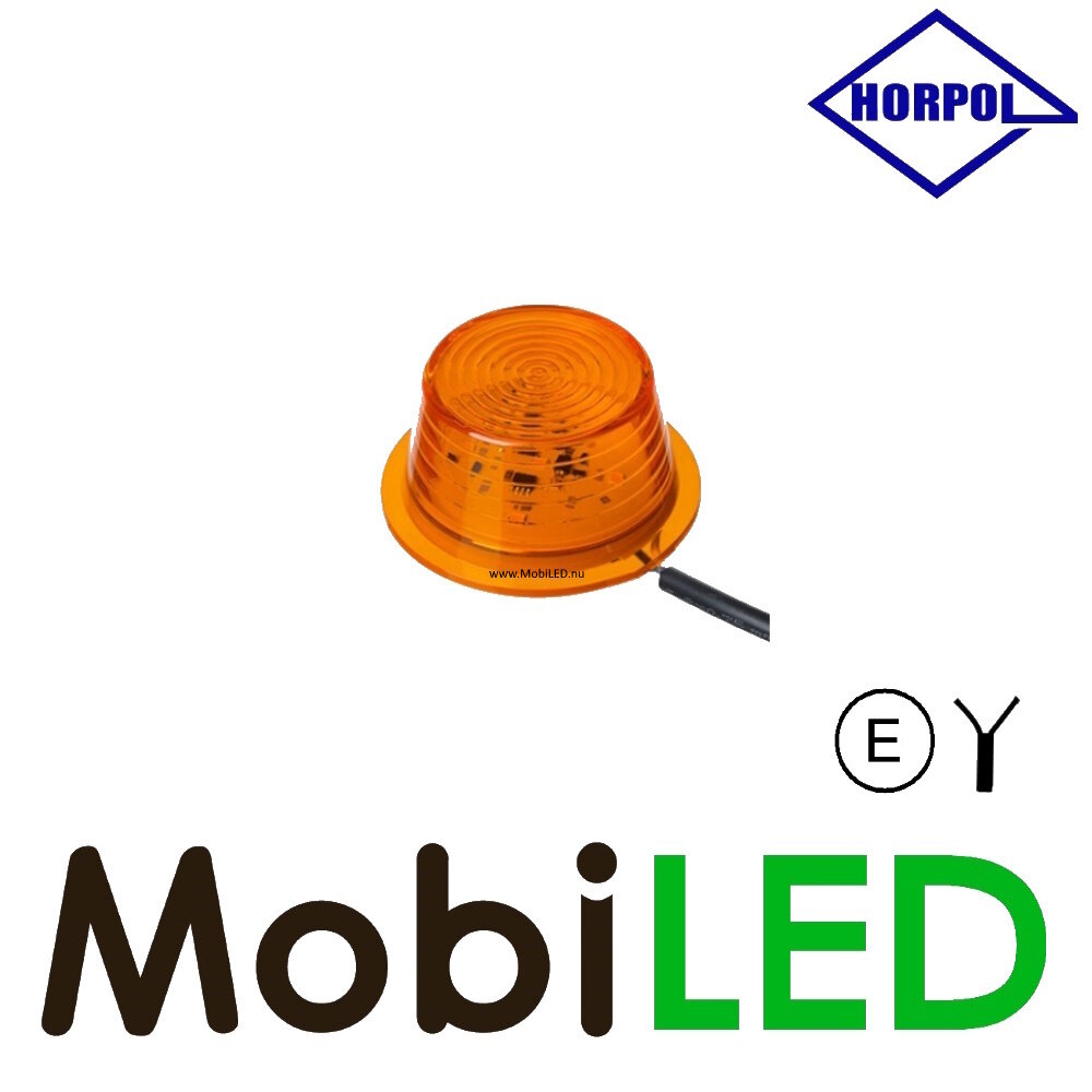 HORPOL Unit Danish model Amber 12-24 volts E-mark