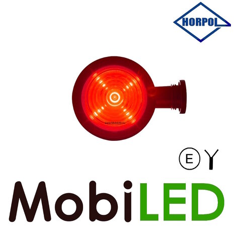 HORPOL LED unit Danish model Red 12-24 volts E-mark HORPOL LED unit Danish model Red 12-24 volts E-mark