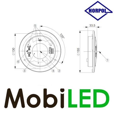HORPOL Neon achterlicht Lucy 3 functies inbouw/opbouw HORPOL Neon achterlicht Lucy 3 functies inbouw/opbouw