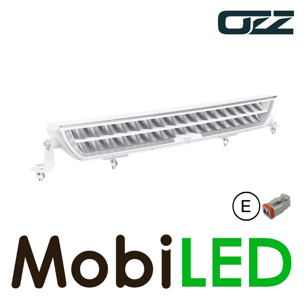 OZZ OZZ DRB1 54,6 cm Double Rangée démarrage dynamique, bicolore, fonction boost Blanc