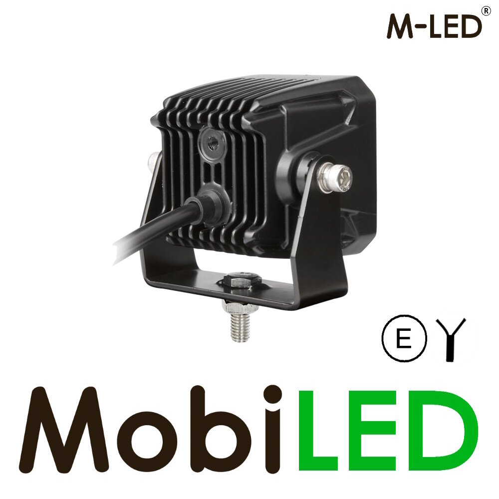 M-LED M-LED flood light with amber/red position light E-mark M-LED M-LED flood light with amber/red position light E-mark
