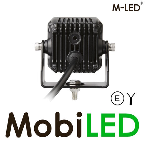 M-LED M-LED flood light with amber/red position light E-mark M-LED M-LED flood light with amber/red position light E-mark