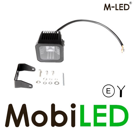M-LED M-LED breedstraler met wit/amber positielicht E-keur