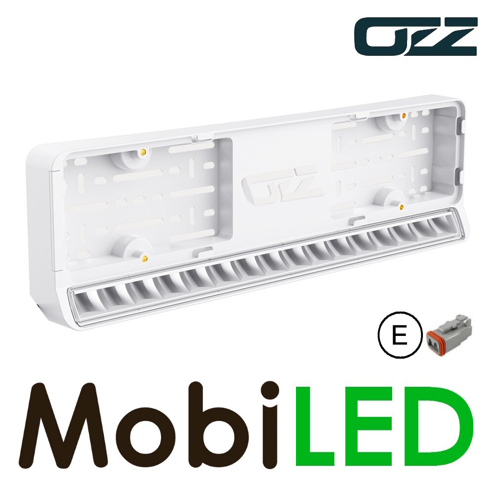 OZZ Ozz LP1 Geïntegreerde nummerplaat ledbar wit E-keur OZZ Ozz LP1 Geïntegreerde nummerplaat ledbar wit E-keur