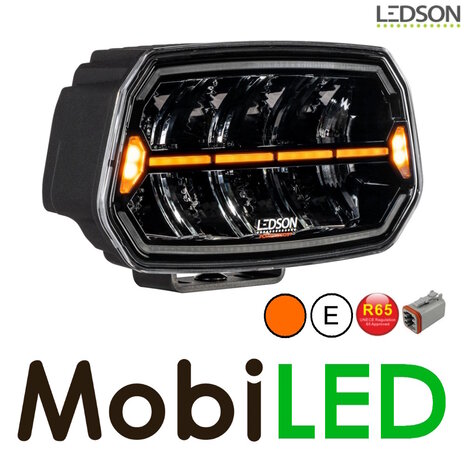 LEDSON Ledson Epix10+ 150W verstraler met amber/wit positielicht en flitser Zwart E-keur LEDSON Ledson Epix10+ 150W verstraler met amber/wit positielicht en flitser Zwart E-keur