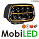 LEDSON Ledson Epix10+ 150W verstraler met amber/wit positielicht en flitser Zwart E-keur LEDSON Ledson Epix10+ 150W verstraler met amber/wit positielicht en flitser Zwart E-keur