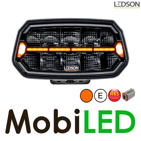 LEDSON Ledson Epix10+ 150W projecteur loin avec feu de position blanc/ambre et flash Noir LEDSON Ledson Epix10+ 150W projecteur loin avec feu de position blanc/ambre et flash Noir