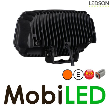 LEDSON Ledson Epix10+ 150W spotlight with amber/white position light and flash Black E-mark LEDSON Ledson Epix10+ 150W spotlight with amber/white position light and flash Black E-mark