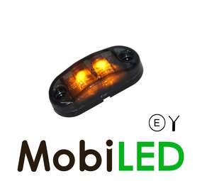 Side marking Amber Dark multivoltage E-mark Side marking Amber Dark multivoltage E-mark