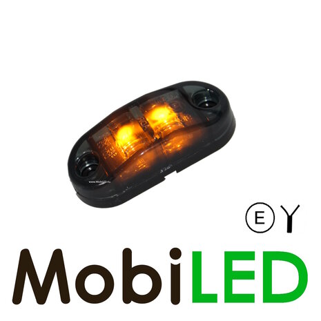 Zijmarkering Amber Dark multivoltage E-keur Zijmarkering Amber Dark multivoltage E-keur