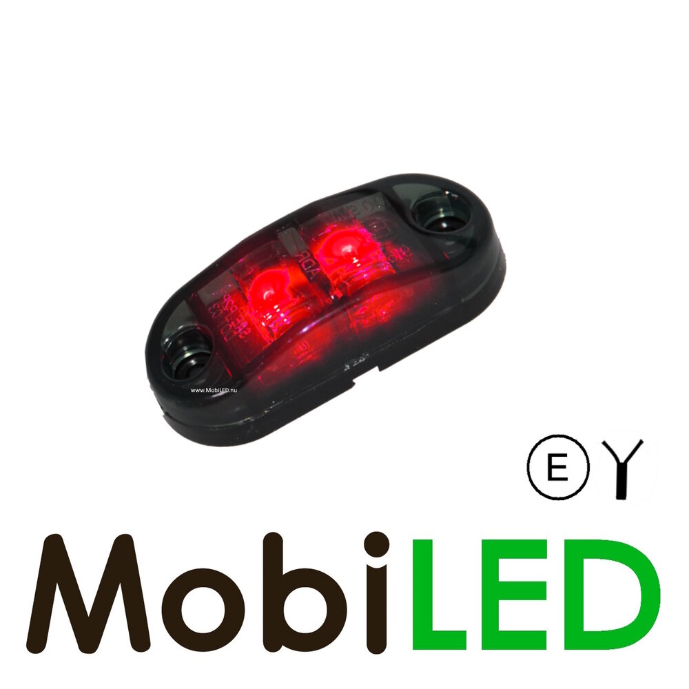 Zijmarkering Rood Dark multivoltage E-keur
