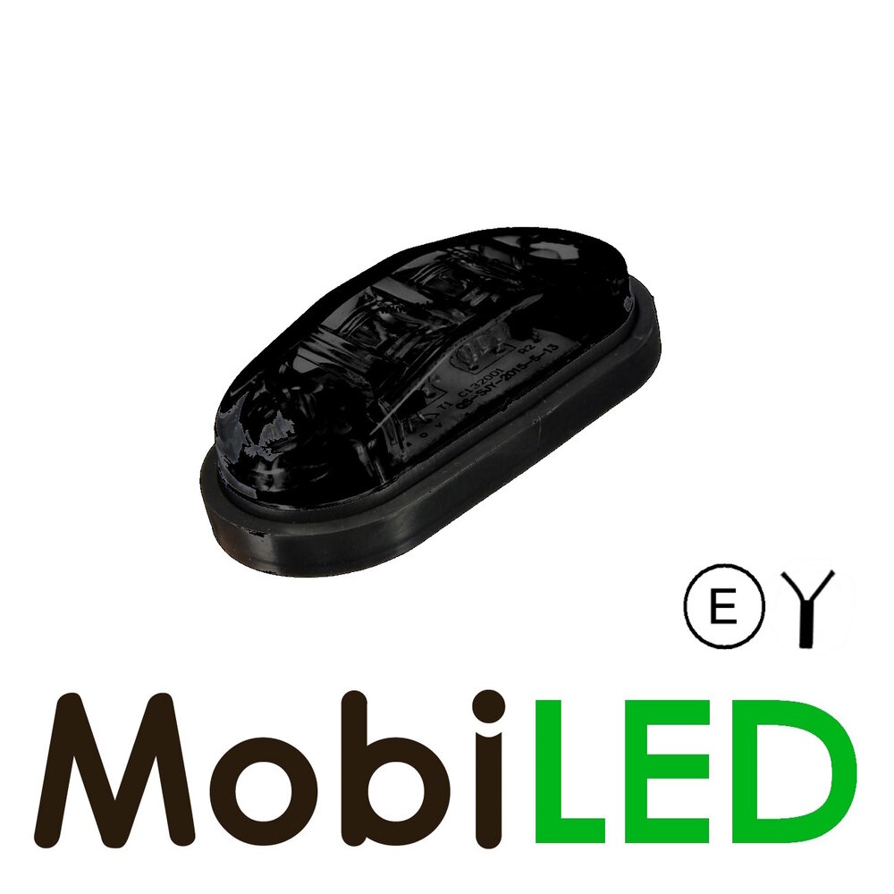 Side marking amber dark look multivoltage E-mark Side marking amber dark look multivoltage E-mark