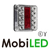 Rear light 3 functions with license plate and reflector 12V E-mark Rear light 3 functions with license plate and reflector 12V E-mark
