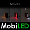 Achterlicht 3 functies met kenteken en reflector 12V E-keur