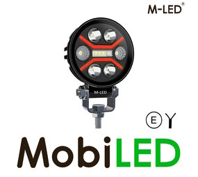 M-LED Combi work lamp with amber/red position light M-LED Combi work lamp with amber/red position light