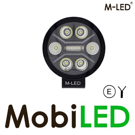 M-LED M-LED Combi work lamp with amber/red position light E-mark M-LED M-LED Combi work lamp with amber/red position light E-mark
