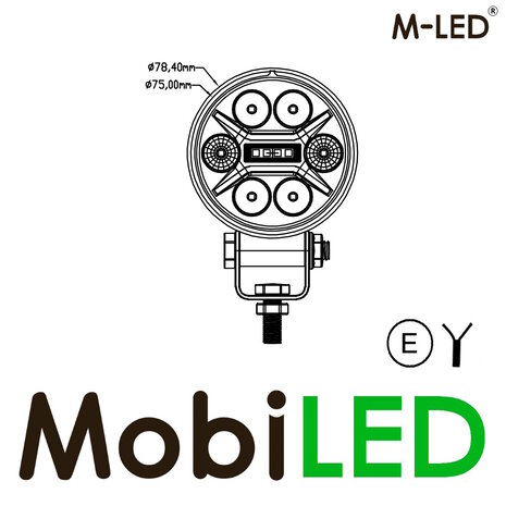 M-LED M-LED Feu de travail combiné avec feu de position orange/rouge M-LED M-LED Feu de travail combiné avec feu de position orange/rouge